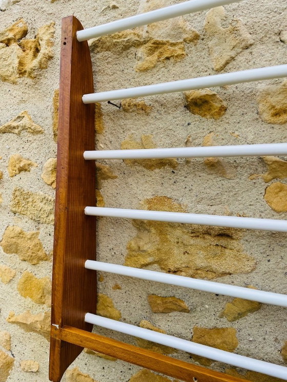 Image 1 of Étagère murale vintage en chêne, années 1970-1980