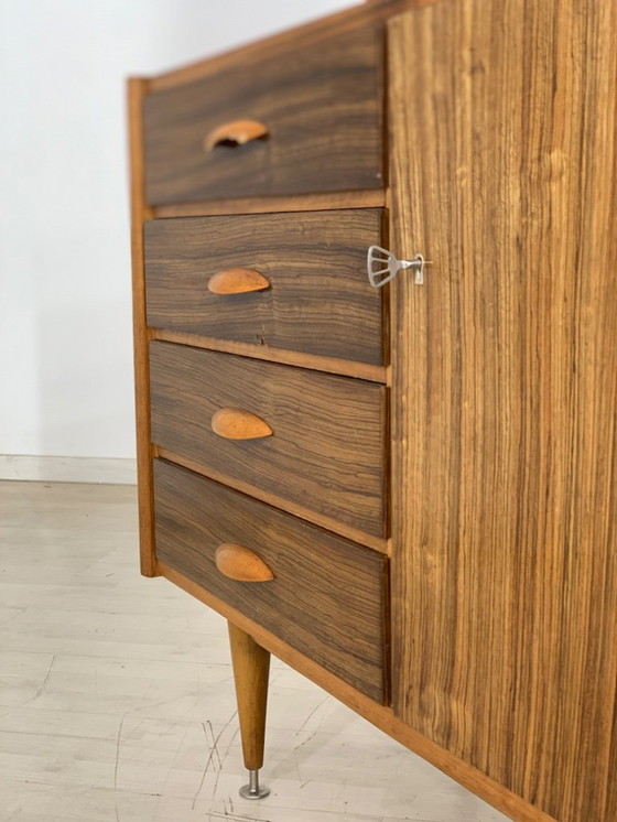 Image 1 of Mid - Century chest of drawers Laundry cabinet Vintage