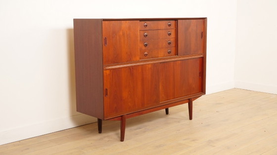 Highboard Vintage avec Bar | Armoire Murale | Teck | 154 Cm – Meuble bar, Wood (photo 2 of 15)