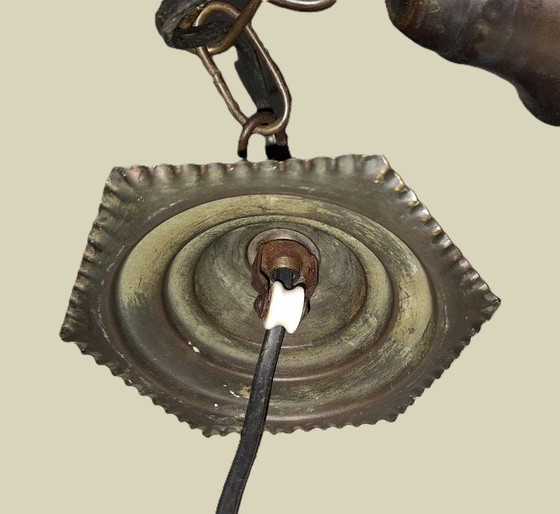 Image 1 of Lampada da sala/ Lampada da sala, originale della Scuola di Amsterdam.