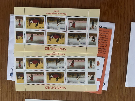 Francobolli per bambini 1986-2024, quasi tutti 2 fogli all'anno, Litografie e stampe, Carta, Multicolore (foto 12 di 15)