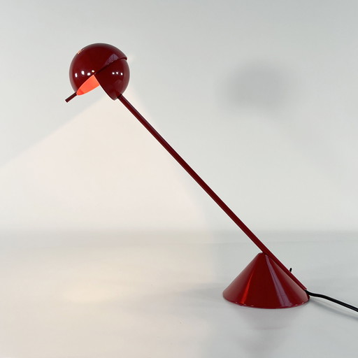 Pacman Desk Lamp In Metal, 1970S