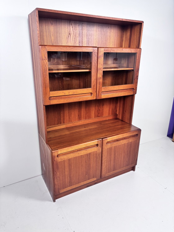 Image 1 of Vintage vitrinekast teak deens