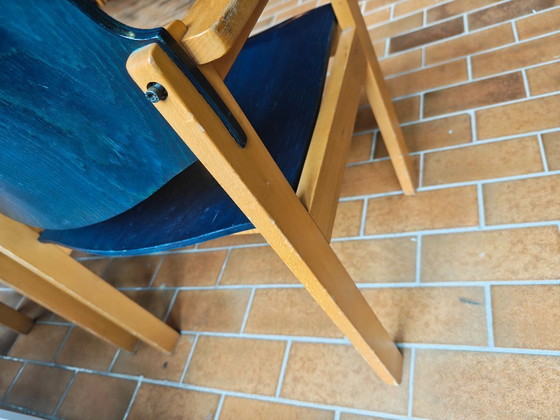 Image 1 of Set van 4 of 6 vintage Mid-Century eetkamerstoelen