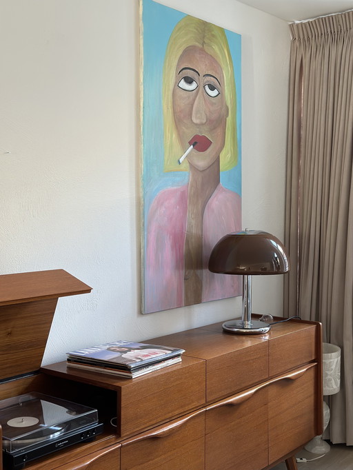 Vintage Midcentury Space Age Paddenstoellamp
