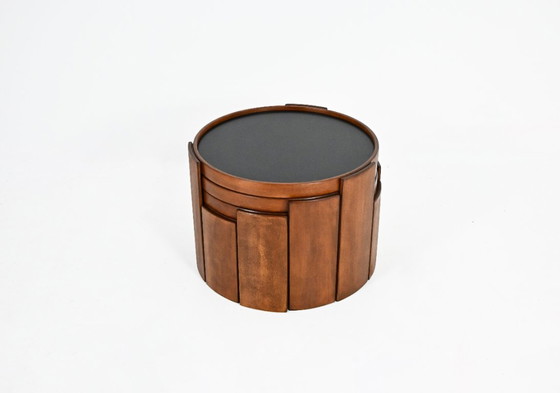 Image 1 of Große Satztische 780 von Gianfranco Frattini für Cassina, 1960er Jahre, 4er-Set