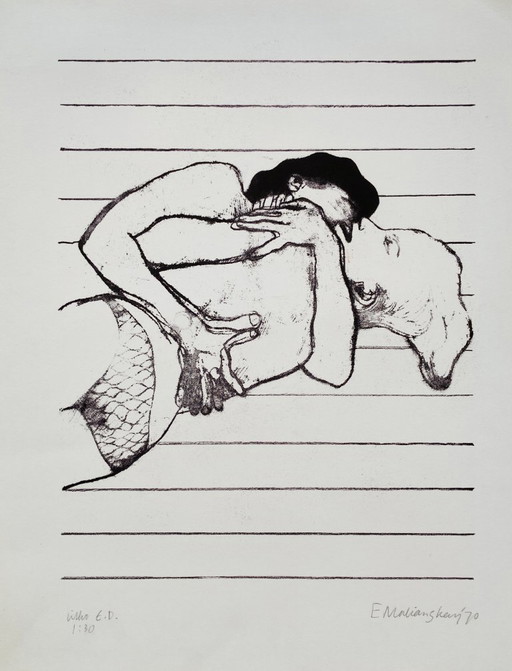 Evert Maliankay – Vintage-Lithografie – 1970