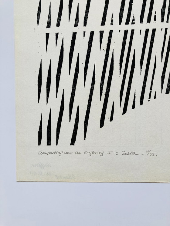 Image 1 of Irene Wolfferts - Zèbre - Vintage années 70