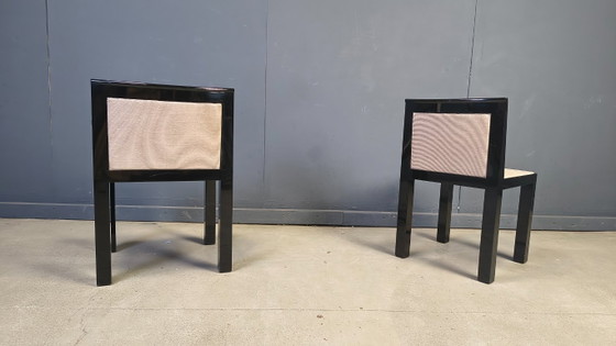 Image 1 of Chaises Teatro par Aldo Rossi et Luca Meda pour Molteni, 1980s, Set de 6