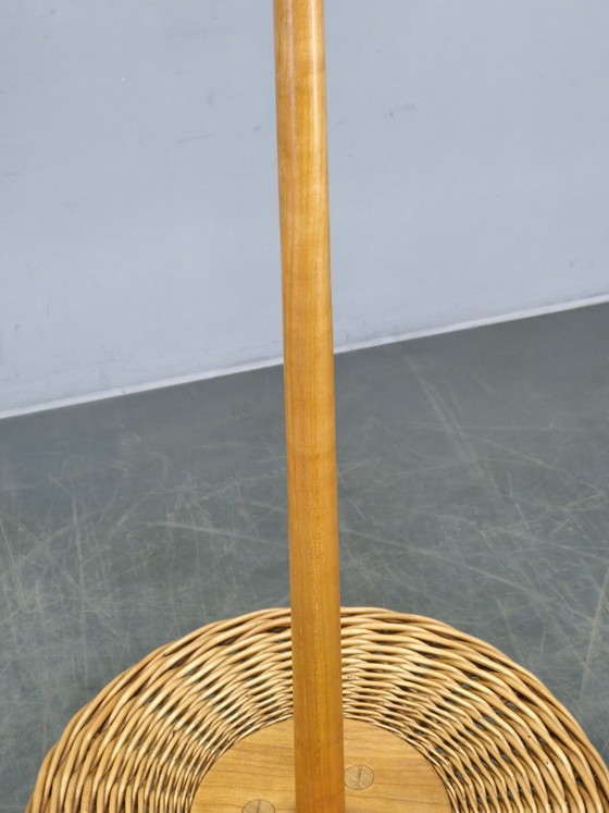 Image 1 of Jan Kalous ULUV rotan vloerlamp, Tsjechoslowakije jaren 1960