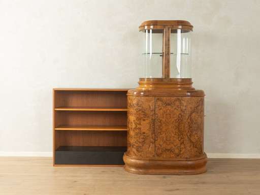 Vitrine im Art-Deco-Stil der 1930er Jahre, Vintage