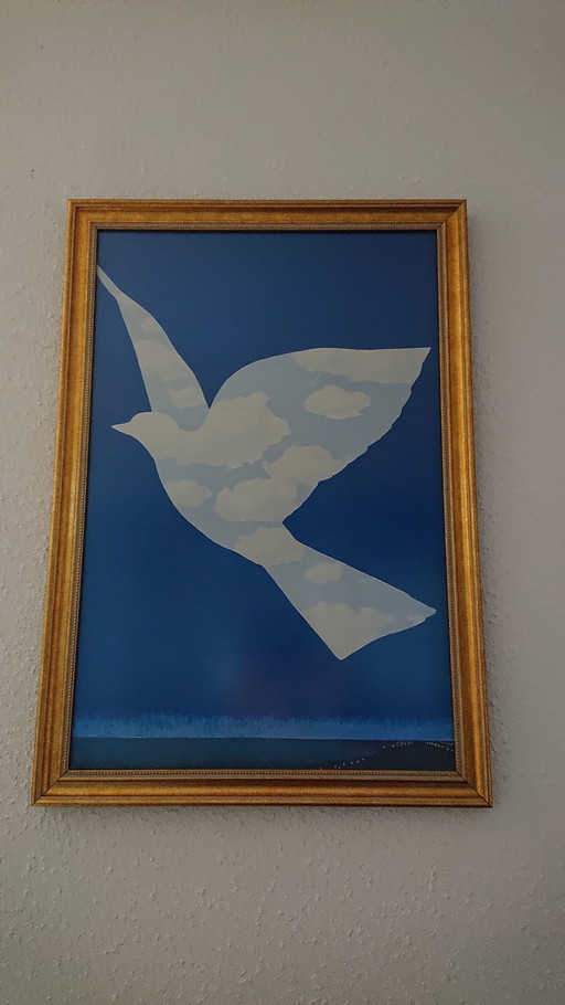 René Magritte, litografía offset oficial, 2 piezas