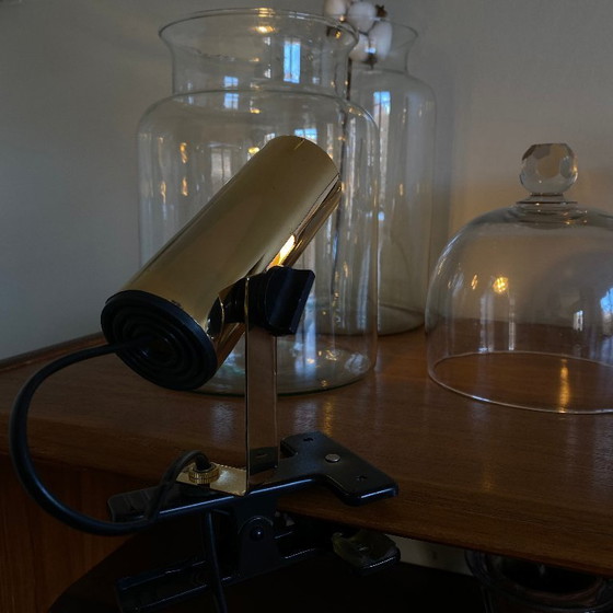 Image 1 of Vintage design gold metal spotlight wall light