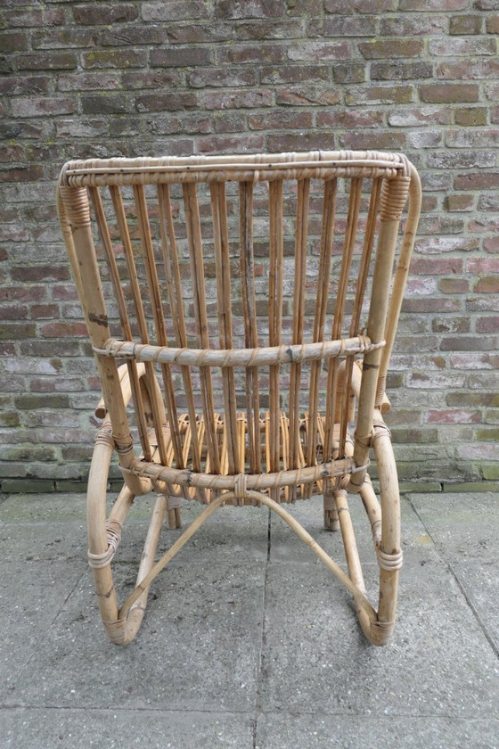 Image 1 of Vintage Rattan Armchair