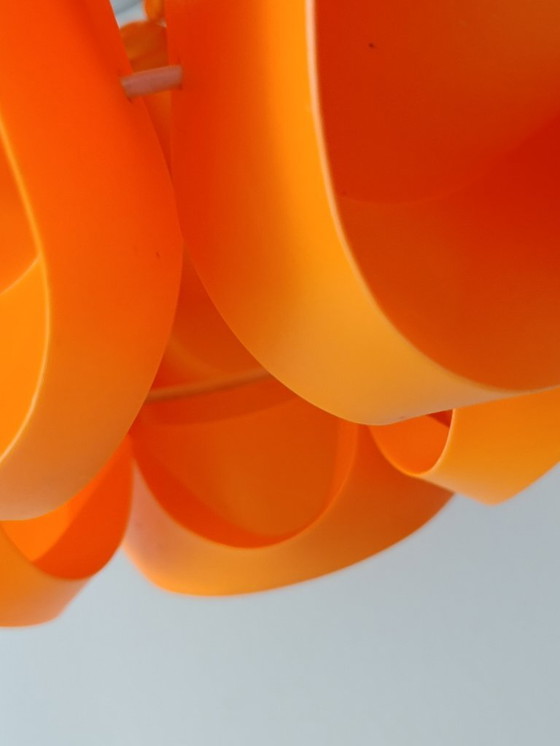 Image 1 of Suspension orange vintage pop années 70