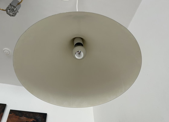 Image 1 of Vintage chrome pendant lamp Lisa Johansson-Pape for Orno