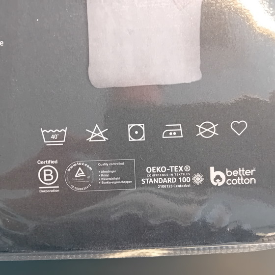 Image 1 of Auping dekbedovertrek Flannel Grey 140 x 220 cm