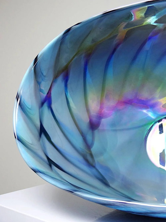 Centro de mesa, cuenco o gran cuenco de cristal de Murano "Yourmurano" hecho a mano. – Vidrio, Modern (photo 11 of 19)