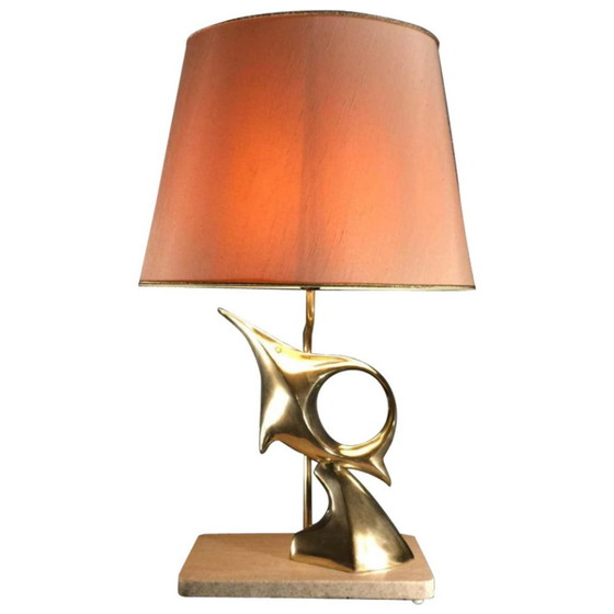 Modernist Sculptural Table Lamp, 1960 – Bronze, Metal, Design (photo 17 of 17)