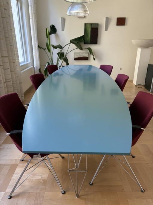 Beautiful blue designer table