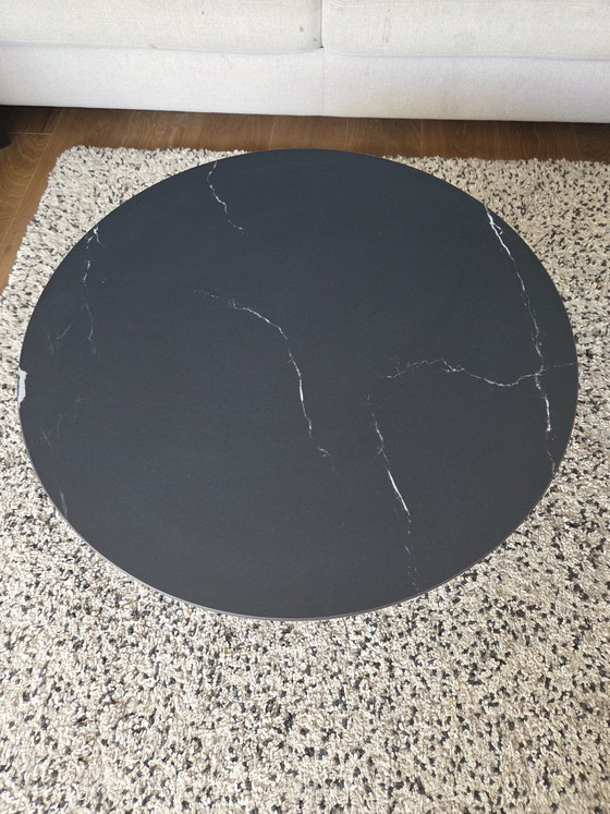 Image 1 of Tavolino da caffè in ceramica Unit 14 Nero Marquina - diametro 70 cm - condizioni perfette