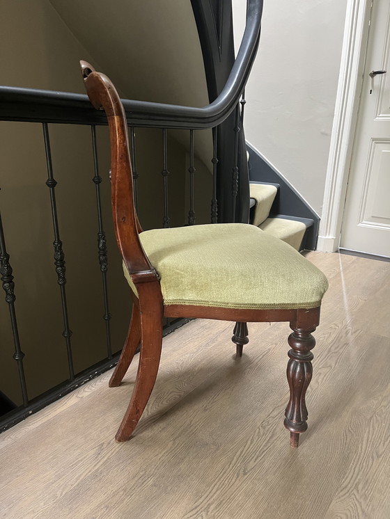 Image 1 of Brocante stoelen ( mahonie hout)