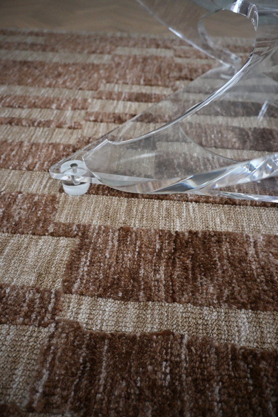 Plexiglass Coffee table, propeller. Style of Knut Hesterberg – Vintage (photo 7 of 13)