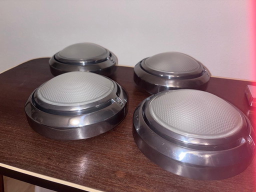 Appliques murales Lucean Metropoli, lot de 4