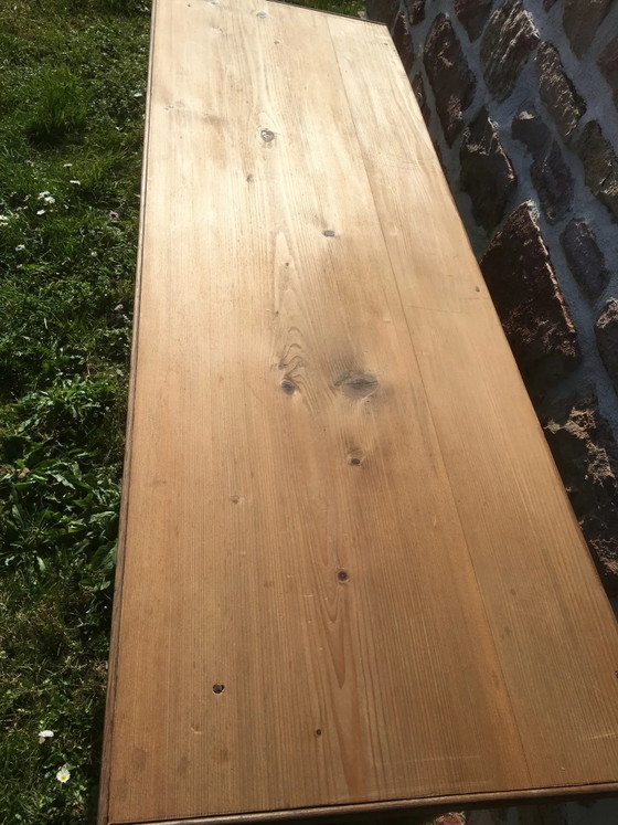 Rustikale Konsole aus Eiche und Kiefer – Konsolen, Rustic (photo 5 of 10)