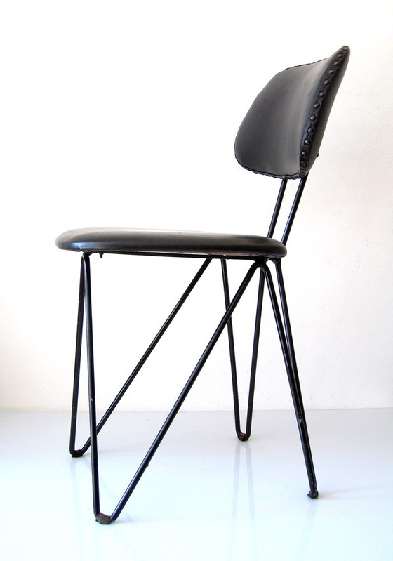 Sedia Cees Braakman UMS Pastoe SM 01 – Zona salotto, Metallo, Mid Century Modern (photo 3 of 4)
