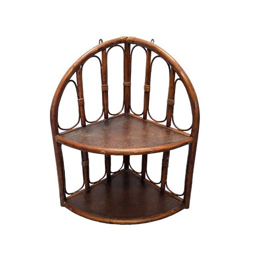 Etagere vintage Rotan Wandhoek