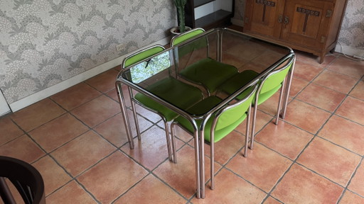 Juego de comedor de los años 70