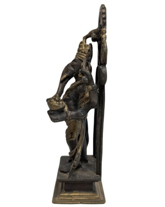 Ganesha debout en bronze doré antique – Himalaya, XVIIIe-XIXe siècle – Sculptures, Gold (photo 7 of 10)