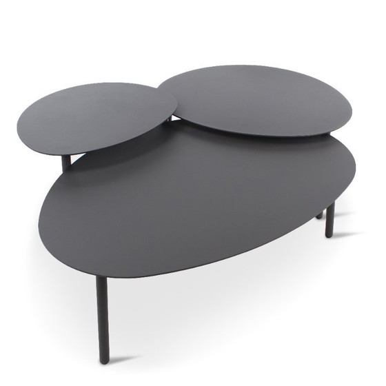 Mesa auxiliar Ilona 70x56 Antracita – Castle Line, Mesas de jardín, Aluminium (photo 4 of 5)