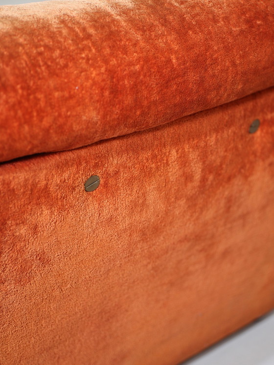 Image 1 of (2x) Italian Armchair Orange Vintage 1970s