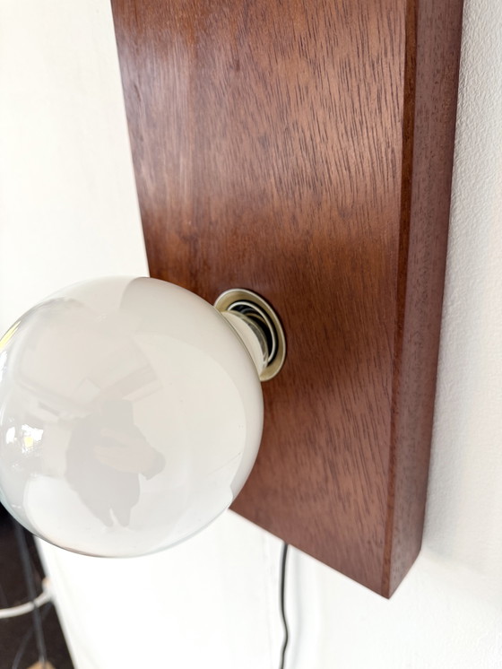 Image 1 of Vintage teak wall lamp, 1970s