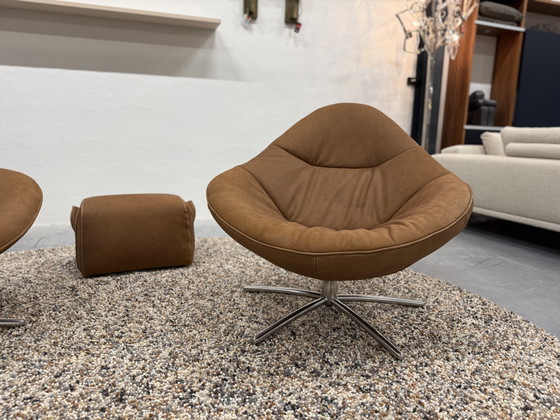 Image 1 of Label van den Berg Hidde Fauteuils Waterbuffel Cognac 