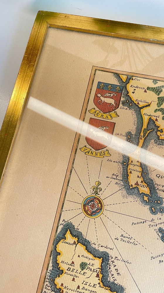 Image 1 of Vintage Atlantic OCEAN GOLD SCHEDA PIEGATA