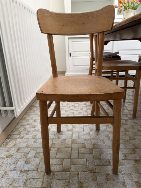6 chaises en bois vintage – Chaises de salle à manger, Wood (photo 5 of 7)