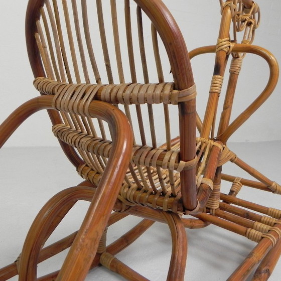 Image 1 of Cheval à bascule en bambou, 1960