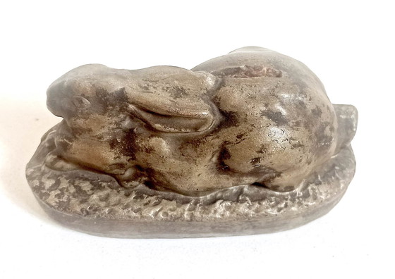 Image 1 of Tirelire à Casser de Boucher Années 30 Largeur 22 cm