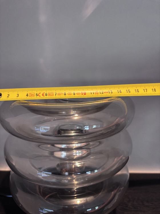 Space Age Table Lamp Glashütte Limburg 'Bulb' 'Moon' Series – Metal (photo 8 of 12)