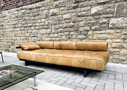 DE SEDE DS 80 DAYBED SOFA LEATHER SOFA 60S 70S VINTAGE LOFT STUDIO SOFA