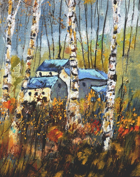 Windy autumn – P. Ladent, Objets d'art, Toile (photo 4 of 5)