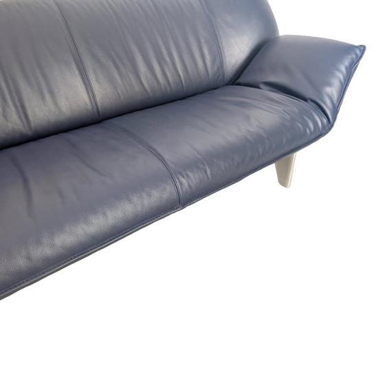 Image 1 of Original Leolux Tango Sofa Design Couch Leather Black Italy