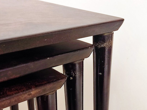 Image 1 of Aldo Tura side tables