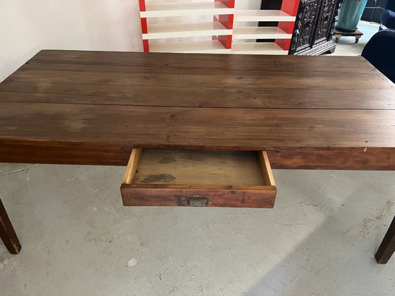 Mesa de comedor de pino, Mesas de comedor, Madera, Marrón (foto 7 de 10)