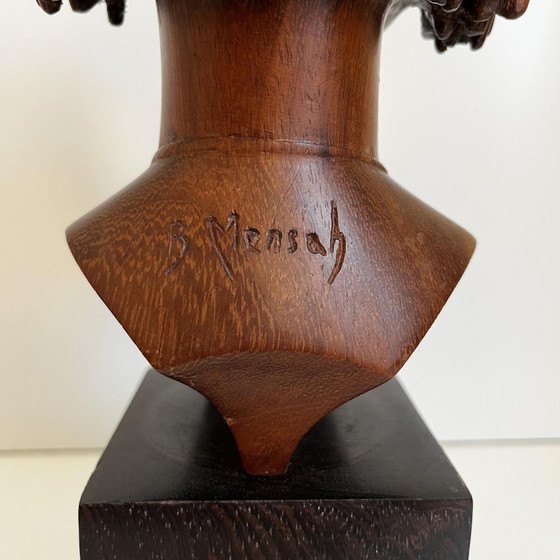 Africanist Sculpture in Palm Wood, 1950 – Art Deco (photo 9 of 13)