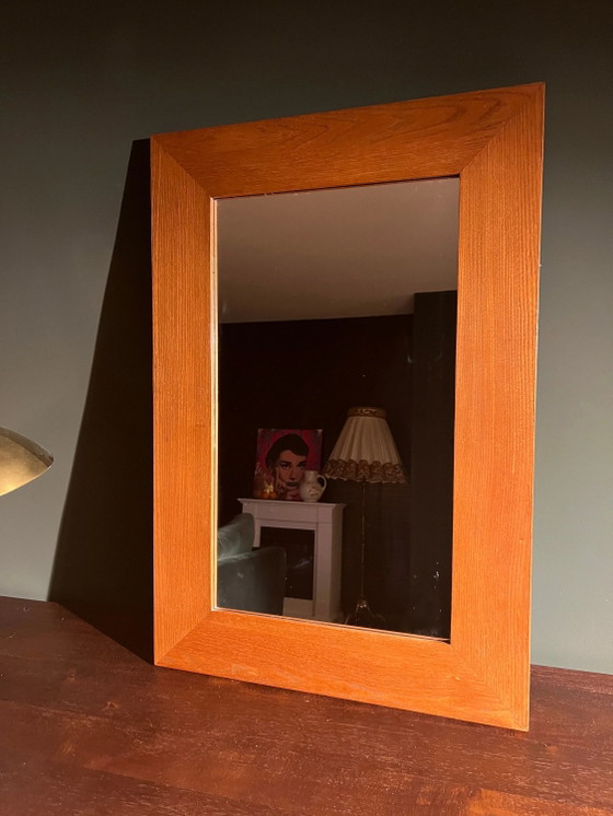 Specchio Vintage dal 1920 al 1930 con Design Sorprendentemente Moderno. Specchio Antico / Shabby Chic Stile (photo 2 of 5)