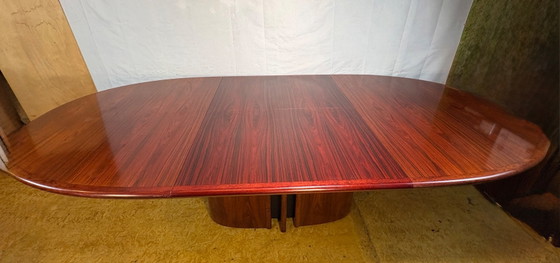 Excepcional mesa de comedor Skovby danesa de palisandro | Mediados de siglo | Diseño escultural | Mesa (photo 11 of 12)
